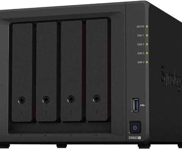 Synology DiskStation DS923+ NASstorage server Tower Ethernet LAN Black R1600 (Diskless)