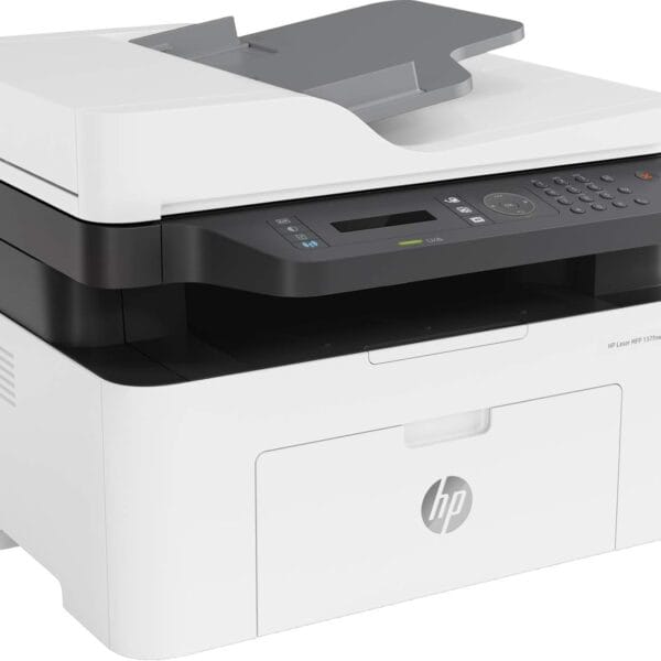 HP Laser MFP 137fnw Printer - Print, Copy, Scan, Fax - Black and white, Printer