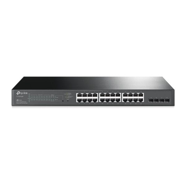 JetStream 28-Port Gigabit Smart Switch with 24-Port PoE+ (TL-SG2428P)