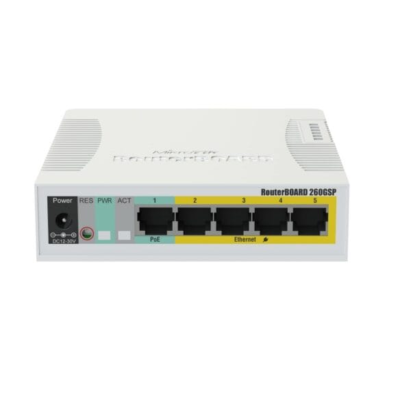 MikroTik - CSS106-1G-4P-1S RB260GSP