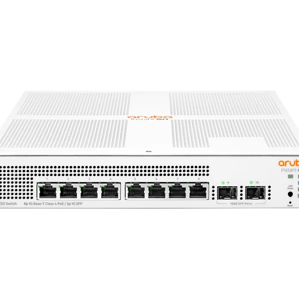 HPE Networking Instant On Switch 8p Gigabit CL4 PoE 2p SFP 124W 1930