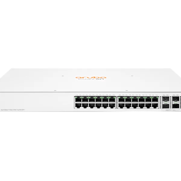 HPE Networking Instant On Switch 24p Gigabit CL4 PoE 4p SFP+ 195W 1930 Aruba