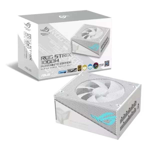 ASUS ROG -STRIX-1000G-AURA-WHITE-GAMING power supply unit