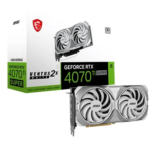 912-v513-629 (1) 912 v513 629 1 - MSI GeForce RTX 4070 Ti SUPER 16G VENTUS 2X WHITE OC