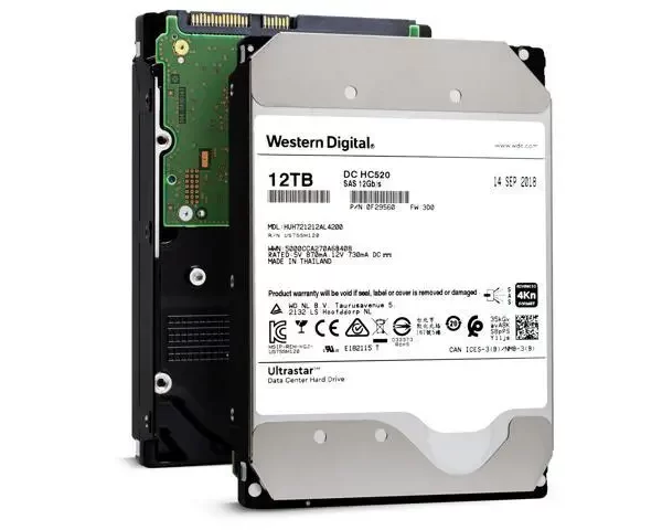 12TB Western Digital ULTRASTAR ENTERPRISE HUH721212ALE604 HARD DISK 0F30146