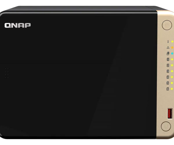 QNAP TS-664 NAS Tower Ethernet LAN Black N5095 (DISKLESS)