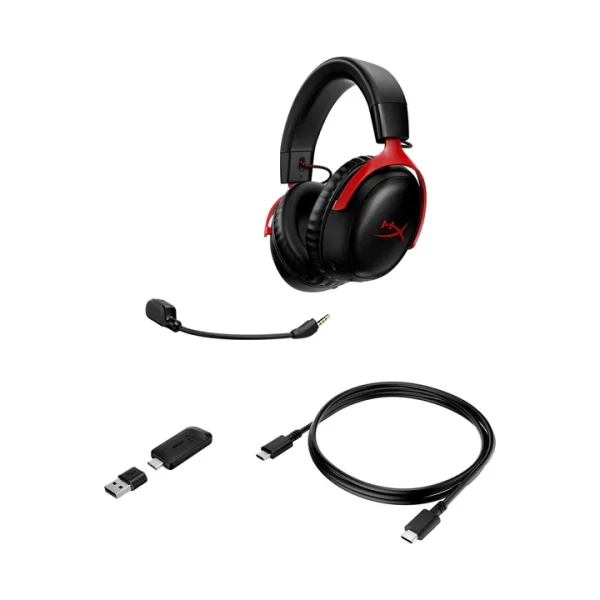 HyperX Cloud III Wireless Red - Gaming Headset