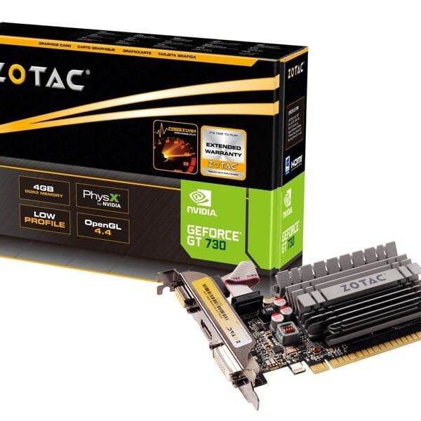 ZOTAC GeForce® GT 730 4GB Zone Edition