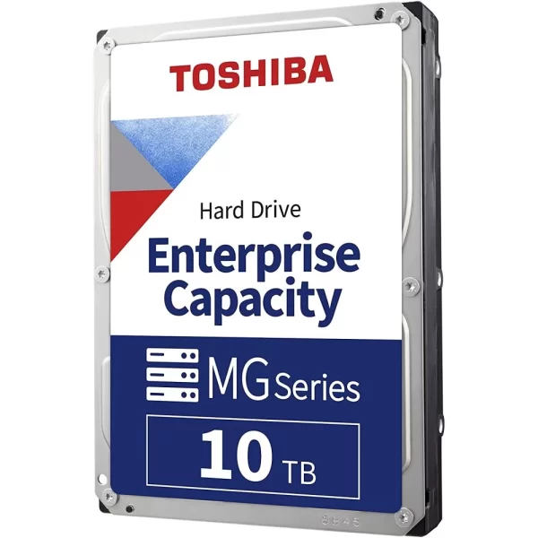 Toshiba 10TB Enterprise Hard Drive - 7200 RPM/ 256MB Cache/ 3.5-Inch/ 512e/ SATA 6Gb/S (MG06ACA10TE)