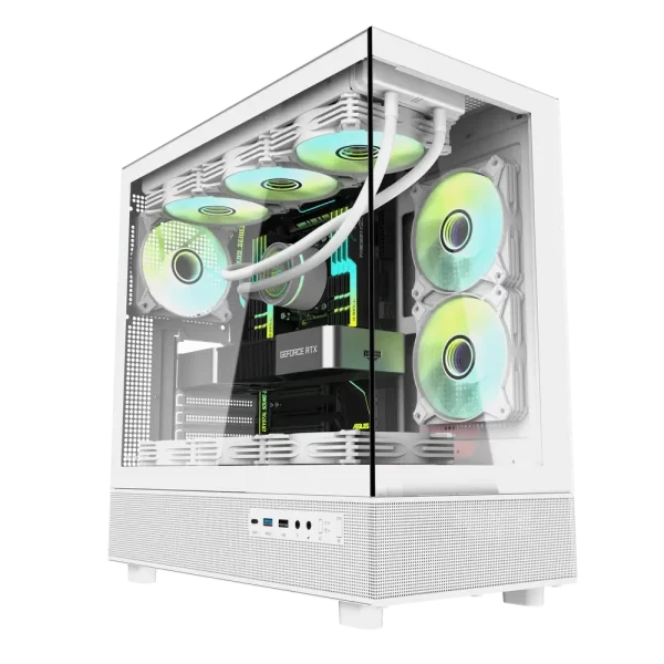 GAMING DESKTOP COMPUTER - DARKFLASH DPX90 WHITE-INTEL i7 12700-B760M