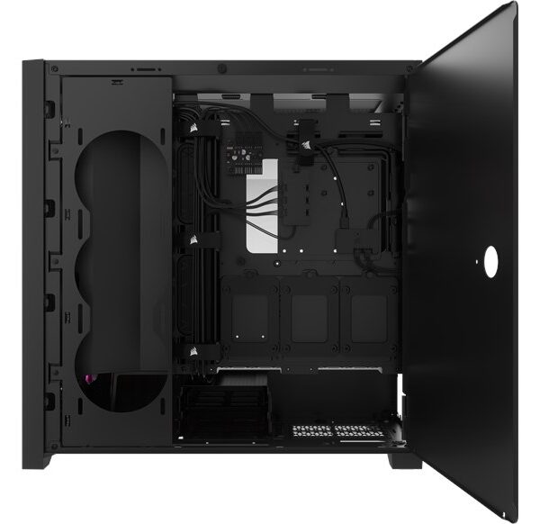 CORSAIR ICUE 5000D RGB AIRFLOW TEMPERED GLASS MID-TOWER, BLACK