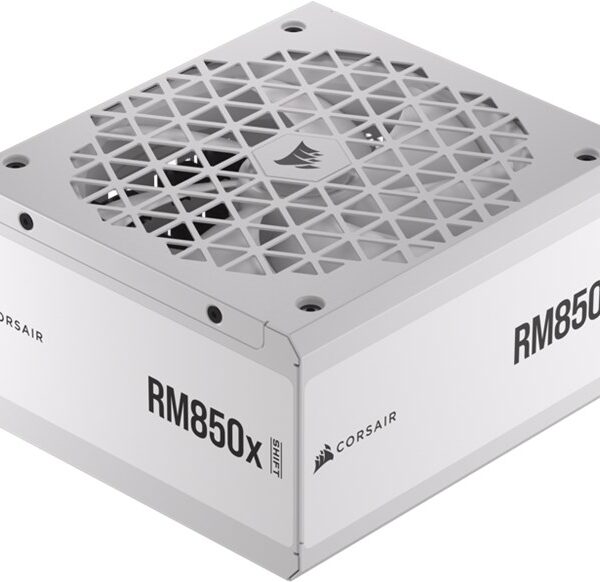 CORSAIR PSU RMX SHIFT WHITE SERIES, RM850X SHIFT WHITE, 850 WATT, 80 PLUS GOLD CERTIFIED, FULLY MODULAR POWER SUPPLY
