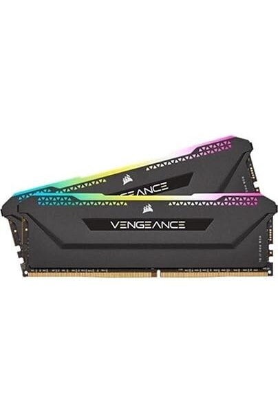 Corsair Vengeance RGB Pro 16GB (2x8GB) DDR4 3600 (PC4-28800) C18 1.35V Desktop Memory - Black