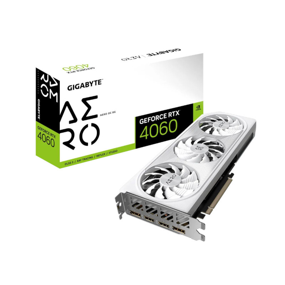 Gigabyte-Rtx-4060-Aero-Oc-8Gb-Gdr6-Graphics-Card-1 Gigabyte Rtx 4060 Aero Oc 8Gb Gdr6 Graphics Card 1 - Gigabyte Rtx 4060 Aero Oc 8Gb Gddr6 Graphics Card (GV-N4060AERO-OC-8GD)