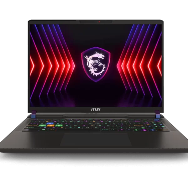 MSI VECTOR 16 HX A14VHG 9S7-15M142-690 | Intel Core i9 14900HX, 32GB RAM, 1TB SSD, 16" QHD+ IPS 240Hz, 12GB NVIDIA RTX4080, Win 11 Home, Eng-Arab Keyboard, Cosmos Gray + Backpack