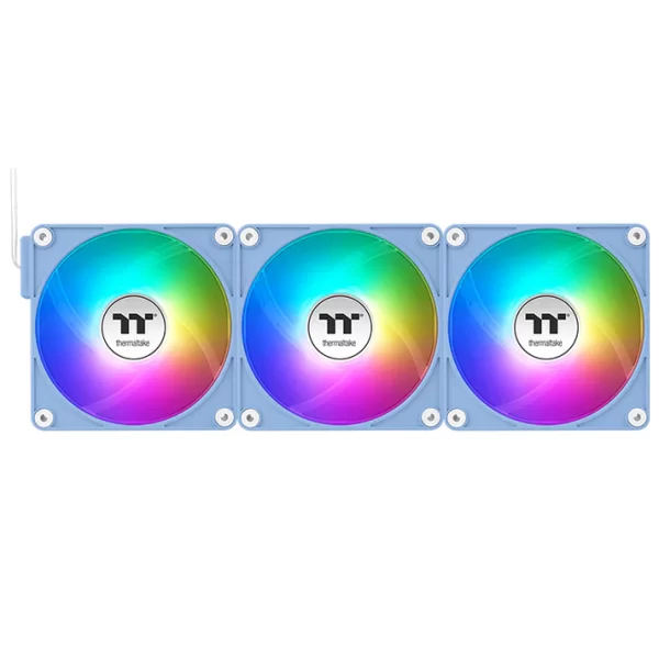 Thermaltake CT140 EX Reverse ARGB Sync PC Cooling Fan Hydrangea Blue (3-Fan Pack)
