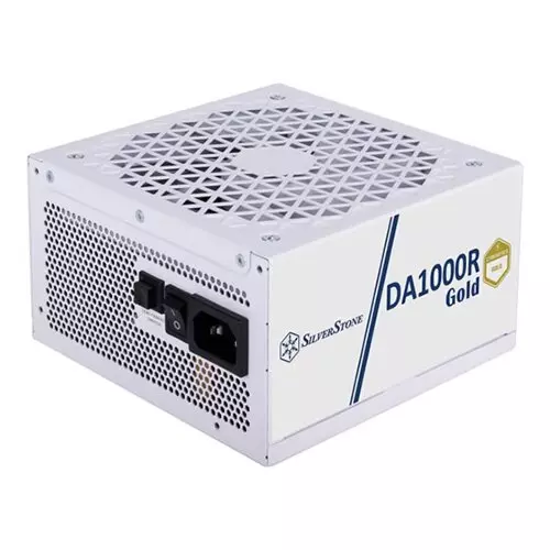 Silverstone DA1000R Gold 1000W Fully Modular ATX Power Supply - White | SST-DA1000R-GM-WWW