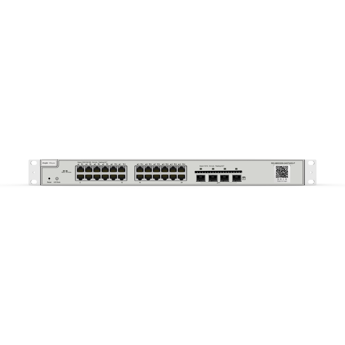 202284538230 202284538230 - Ruijie 24-Port L2 Managed 10G POE Switch RG-NBS3200-24GT4XS-P