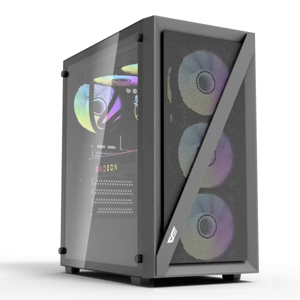 DARKFLASH DK260 AIR B;ACK/ WHITE ATX CASE