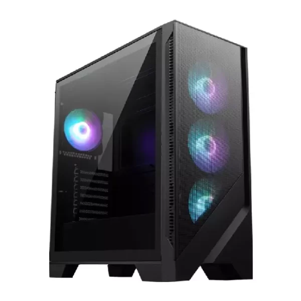 MSI MAG FORGE 321R AIRFLOW ARGB Mid Tower Gaming Case - Black | 306-7G23R22-HH9