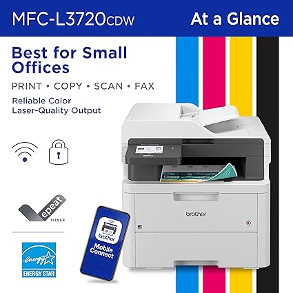81crzRtA3HL. AC SX425 - Brother MFC-L3720CDW Wireless Digital Color All-in-One Printer