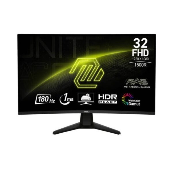 MSI MAG 32C6 32-inch Full HD Curved 180Hz 1ms Gaming Monitor