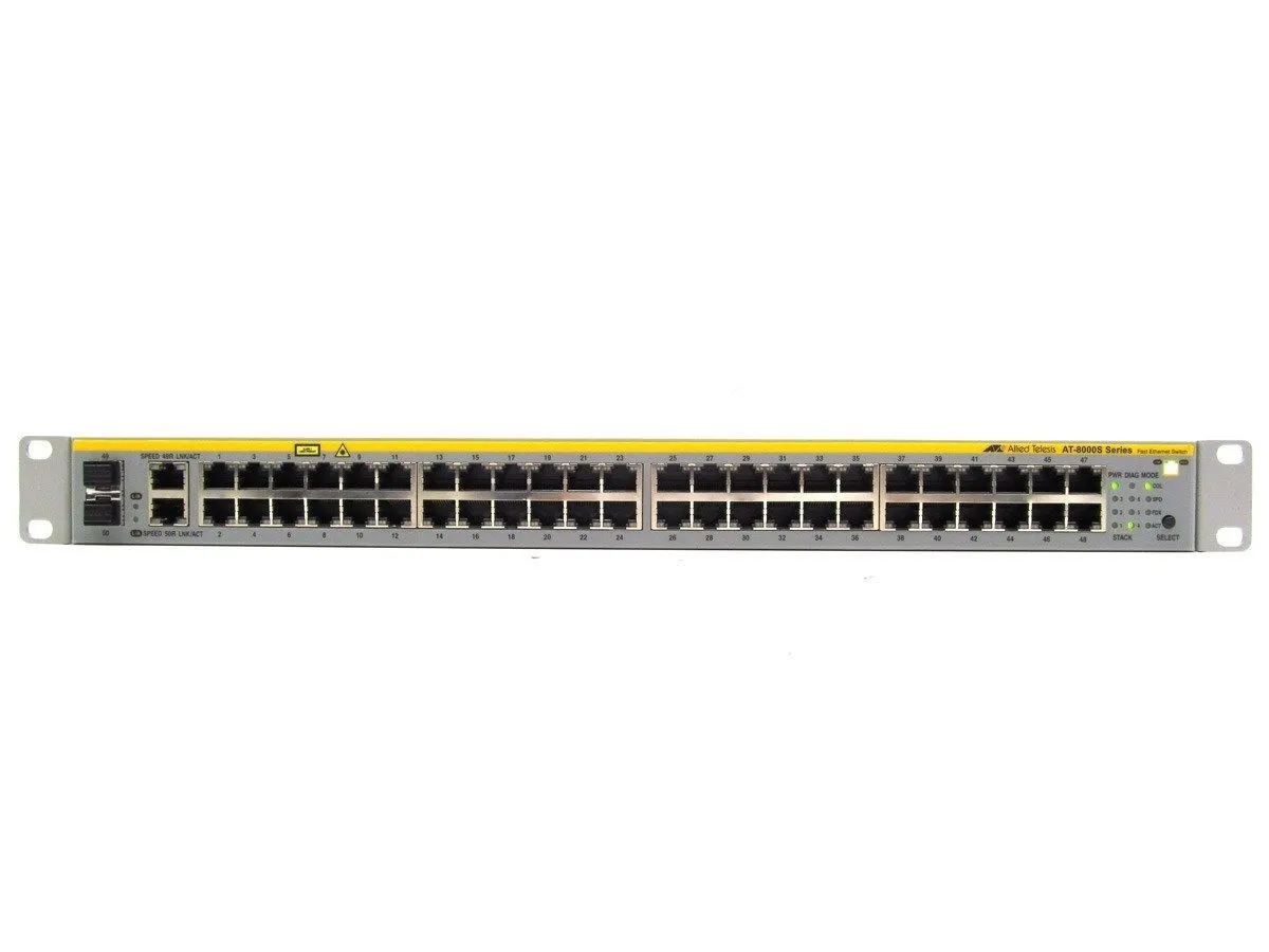 AT-8000S 48 PORT AT 8000S 48 PORT - Allied Telesis AT-8000S/48POE Network LAN Switch
