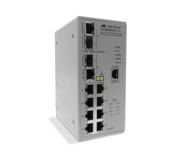 Allied Telesis AT-IFS802SP/POE(W)-80) NETWORK LAN SWITCH