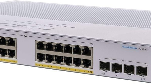 Cisco CBS350-24P-4G 24-Port Gigabit PoE+ Managed Switch