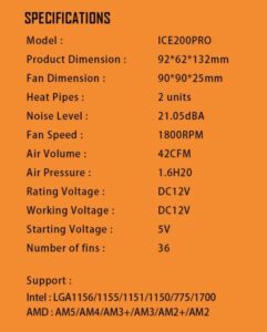 Capture PRO - AIGO ICE200 Pro CPU Air Cooler | Intel & AMD Support