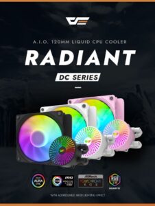 DC120 BLACK 4 - DARKFLASH Radiant DC 120 ARGB Liquid CPU Cooler | DC120-WHITE