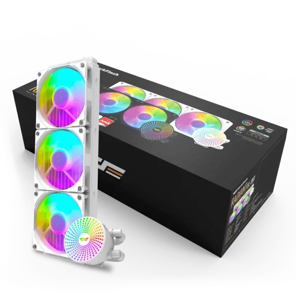 DARKFLASH Radiant DC 360 Liquid CPU Cooler |  DC360-WHITE