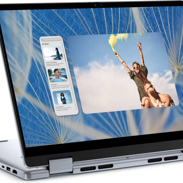 DELL INSPIRON 14 7440-INS-1001-BL | Intel Core 7 150U, 16GB RAM, 1TB SSD, 14" FHD+ Touch & Flip, Stylus Pen, Intel Graphics, Win 11 Home, Eng-Arab Keyboard, Ice Blue.