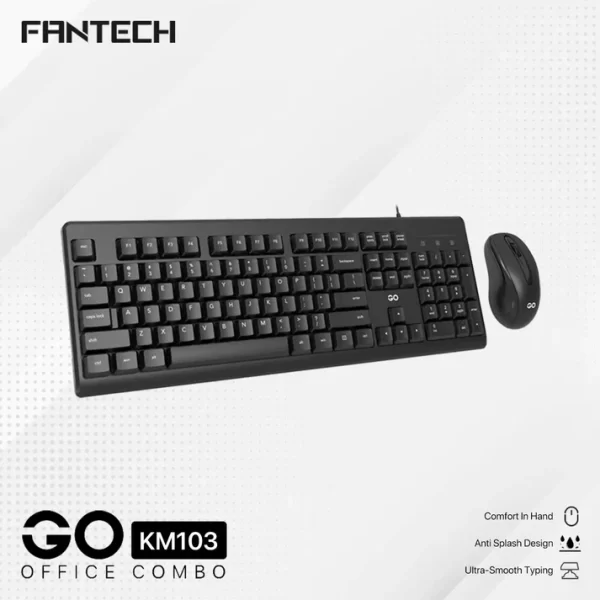 FANTECH KM103 USB WIRED KEYBOAR AND MOUSE COMBO