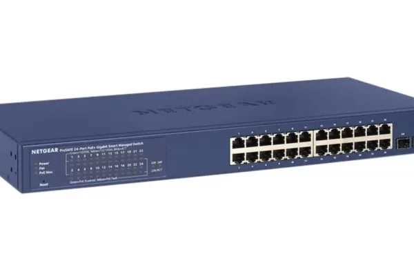 Netgear Managed 24 Port Ethernet Switch With PoE