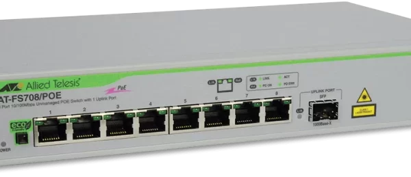 Allied Telesis AT-FS708/POE 8-PORT NETWORK SWITCH