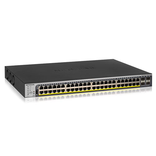 NETGEAR GS752TPP-100AJS 48-PORT GIGABIT POE+ SMART MANAGED PRO SWITCH WITH 4 SFP PORTS