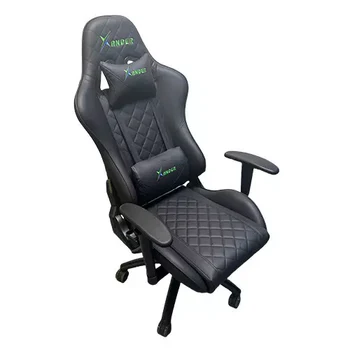 XANDER Thunder(Matt Black, 2D Armrests, Butterfly Mechanism, Class 4 Gas Lift, 65mm Casters, Headrest & Lumbar Pillow)