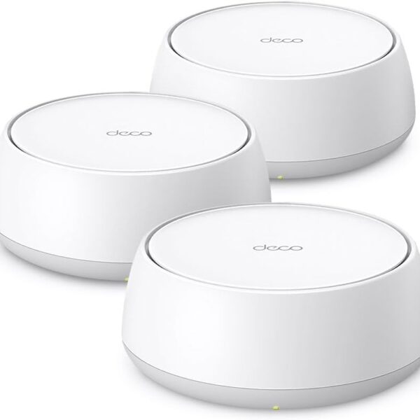 TP-Link Deco BE25(3-pack), BE3600 Mbps, 2×2.5 Gbps Ports, AI Supported Multi-Process Capability