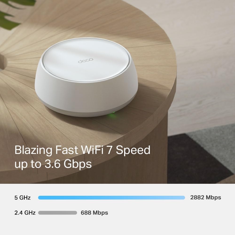 51vusIotJPL. AC SL1000 - TP-Link Deco BE25(3-pack), BE3600 Mbps, 2×2.5 Gbps Ports, AI Supported Multi-Process Capability