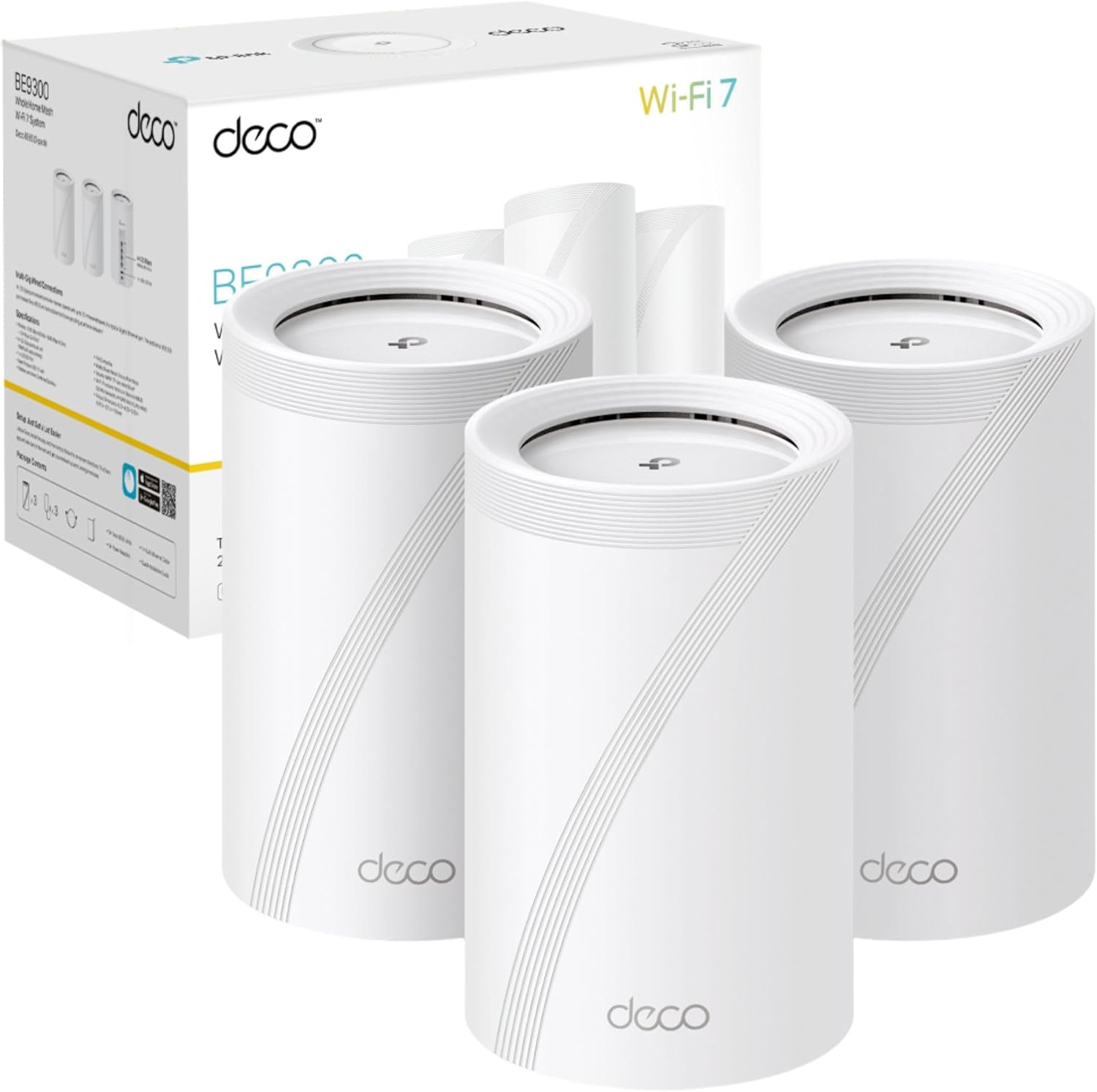 61pmQnegp2L._AC_SL1500_ 61pmQnegp2L. AC SL1500 - TP-Link Deco BE65 BE9300 Tri-Band Whole Home Mesh WiFi 7 System, Pack of 3