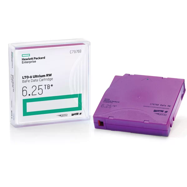 HPE LTO-6 : 2.5/6.25TB (MP) Ultrium Tapes | C7976A