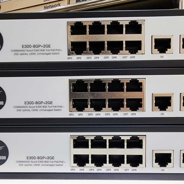COMMANDO E300-8GP+2GE UNMANAGED POE SWITCH | CMD-E300-8GP+2GE