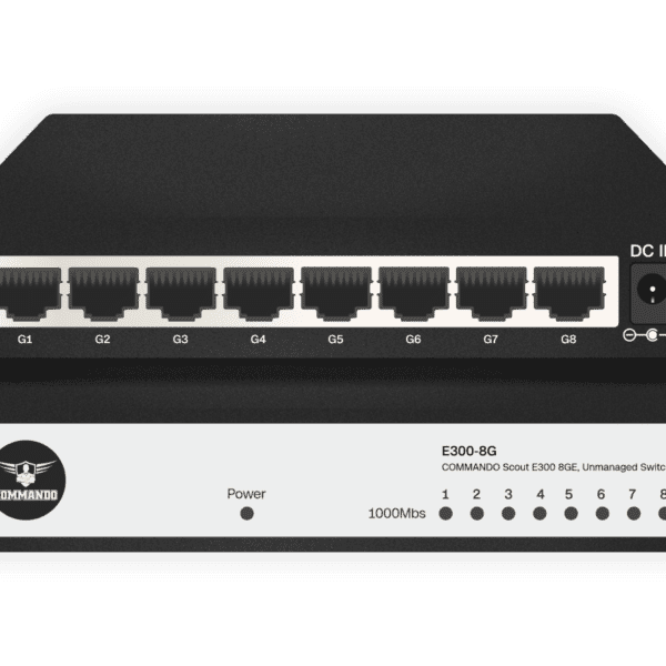 COMMANDO E300-8G UNMANAGED SWITCH | CMD-E300-8G