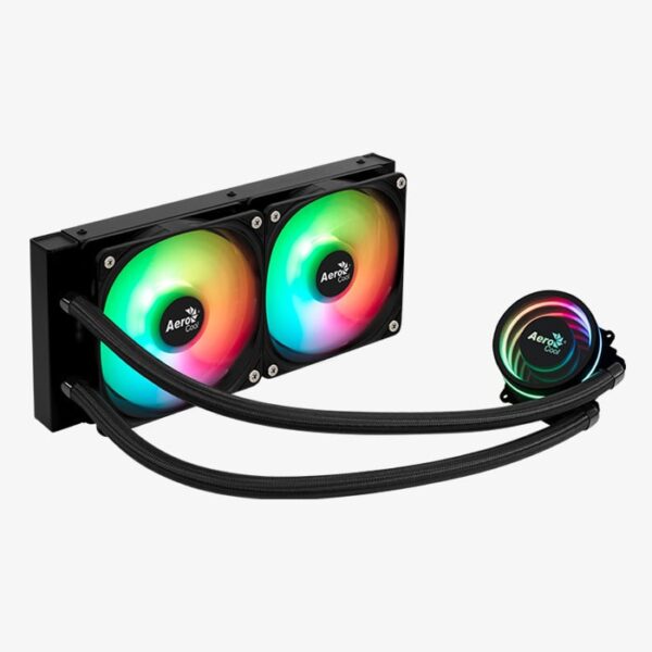 AERO COOL Oasis L240 | 240mm ARGB LIQUID COOLER | OASIS-L240-BK