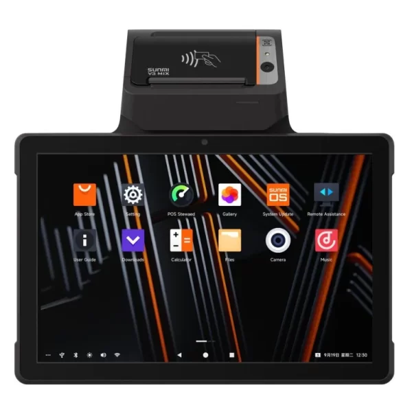 Sunmi V3 Mix 4GB+32GB Mini Desktop Android POS with 80mm Inbuilt Printer and 2D Scanner | P06080006