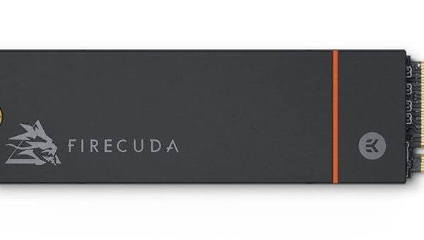 Seagate FireCuda 530 2TB Internal Solid State Drive - M.2 PCIe Gen4 4 NVMe 1.4, Transfer speeds up to 7300MB/s, 3D TLC NAND, 2550 TBW, 1.8M MTBF, Heatsink, with Rescue Services (ZP2000GM3A023)