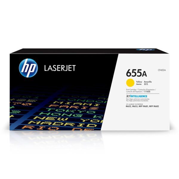 HP 655A Yellow Original Laserjet Toner Cartridge (CF452A)