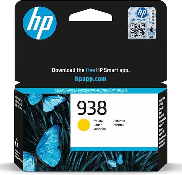 HP 938 YELLOW INK 4S6X7PE