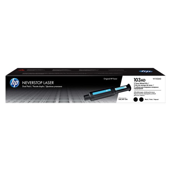 HP 103AD NEVERSTOP TONER TWIN PACK(W1103AD)